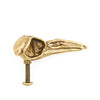 Crow Skull Knob  gold finish