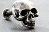 Skull Knob solid metal silver ox finish made in NYC