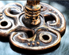 Raven claw bronze oxide plated wall mounted jewelry holder, coat rack, hat key hook, big life sized pewter cast in NYC