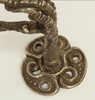 Raven claw bronze oxide plated wall mounted jewelry holder, coat rack, hat key hook, big life sized pewter cast in NYC
