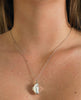 Precious baby in a bean locket sterling silver on a silver chain a Blue Bayer Design original made in NYC