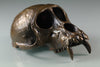 Monkey Skull in purified recycled bronze lost wax life cast made in NYC