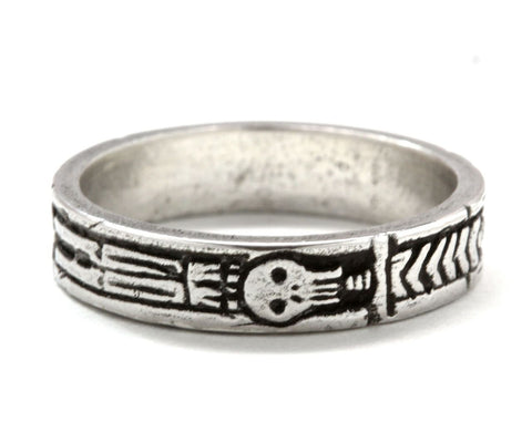 Georgian Skeleton Memento Mori Ring