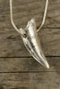 Crocodile Tooth in solid sterling