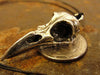 Black Raven Skull Pendant