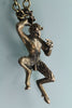 Pan Pendant in Bronze