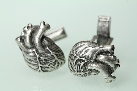 Anatomical Heart Cufflinks