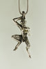 Pan Pendant in sterling and gold