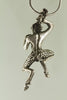 Pan Pendant in sterling and gold