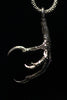 Birds Claw Necklace in Sterling Silver Made in New York USA
