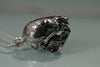 Vampire Bat Skull Pendant reclaimed sterling