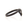 Precious Blackened Bird Skull Ring with Diamond Eyes