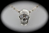 Diamond Eyed Human Skull