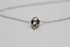 Precious Bird Skull Pendant 14k White Gold