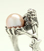 Pink Pearl Mermaid Ring