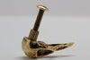 Bird Skull Knob antique gold finish