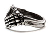 'I Heart You' Skeleton Hands Ring