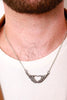 'I Heart You' Skeleton Hands Necklace