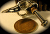 Bird Skull Knob antique silver finish