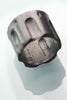 44 Cal Pistol Ring in black sterling