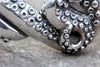 Silver Octopus Tentacle Cuff Bracelet made in NYC Blue Bayer Design