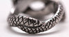 Victorian Double Snake Ring in sterling silver