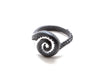 Octopus Tentacle Swirl Ring in .925 sterling silver