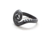 Octopus Tentacle Swirl Ring in .925 sterling silver