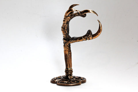 Raven Claw Wall Hook Yellow Bronze