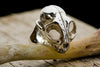Bobcat Wild Cat Skull Ring in Sterling Silver