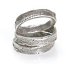 Silver Tree Bark Ring