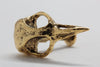 Bird Skull Knob antique gold finish