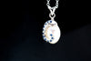 Octopus tentacle sapphire pearl necklace